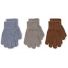 Set van 3 paar handschoenen - Filla gloves silver mix 